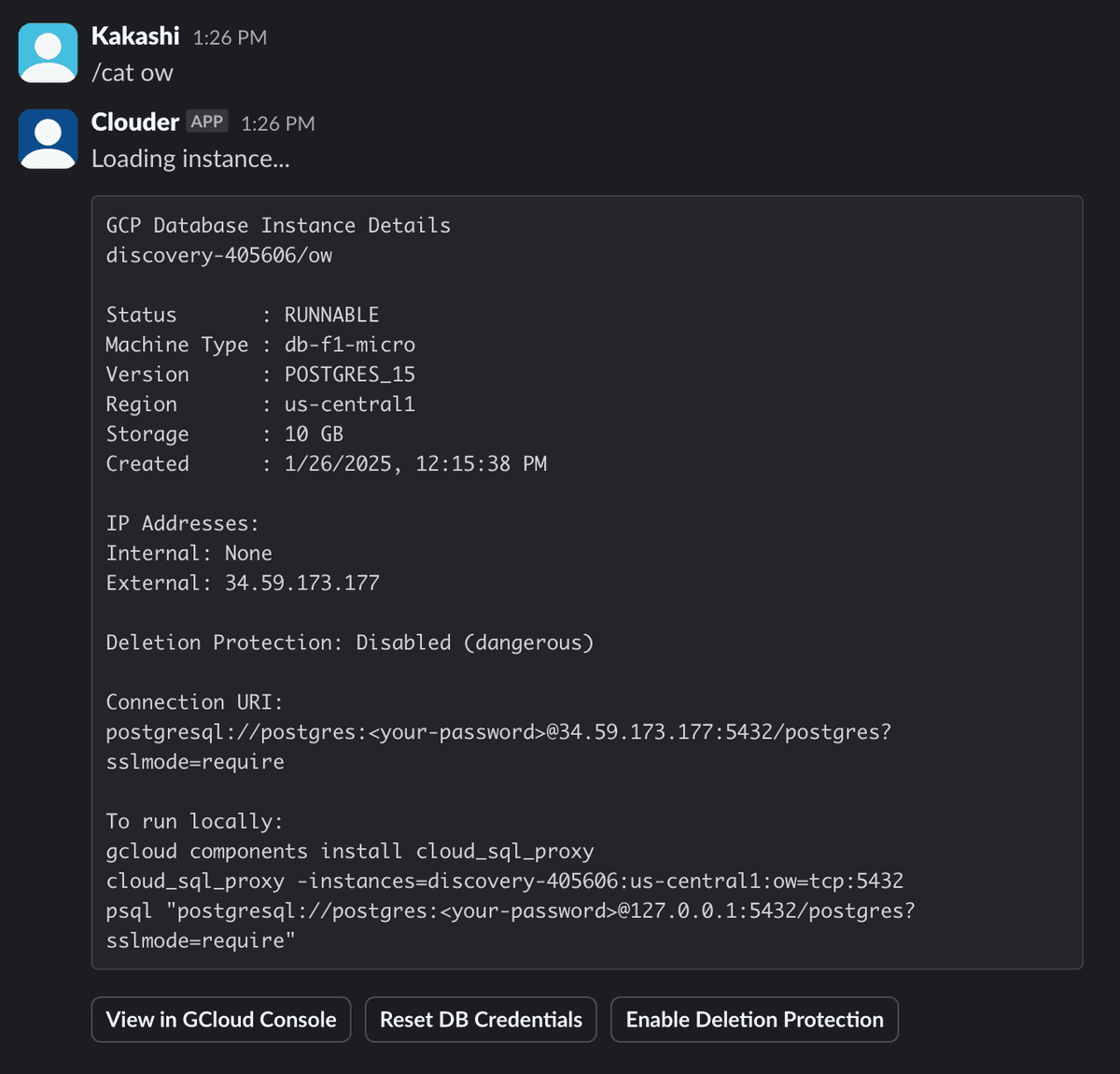 Clouder Performance Monitoring